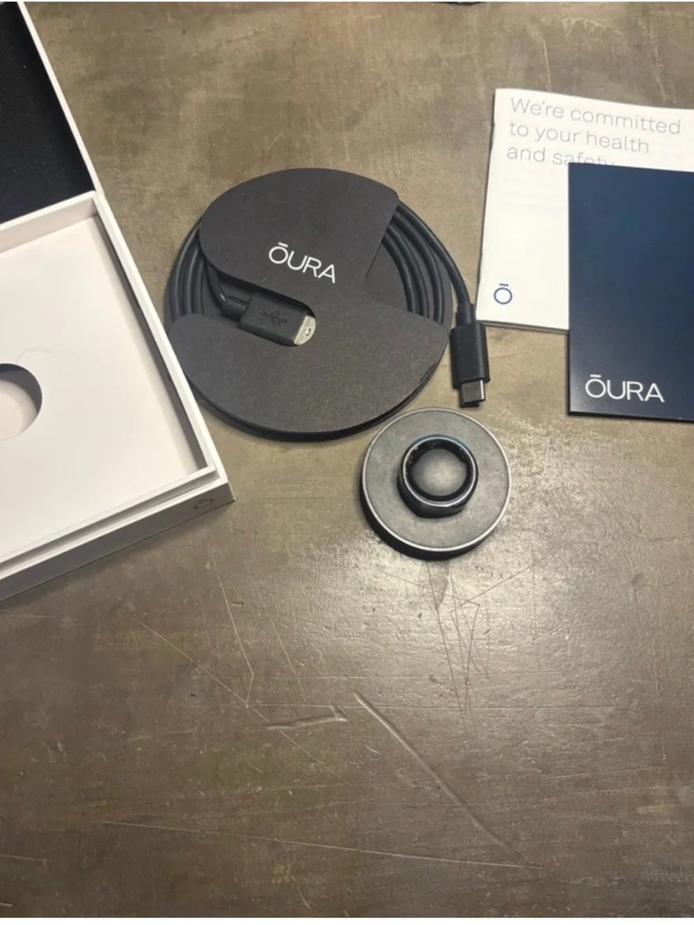 Oura Ring Heritage Gen 3 Size 9 Color Silver